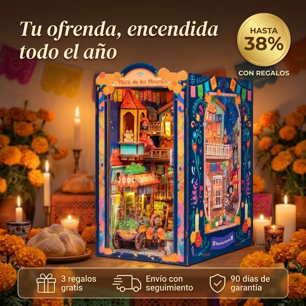 Armable Noche de Muertos con luz LED