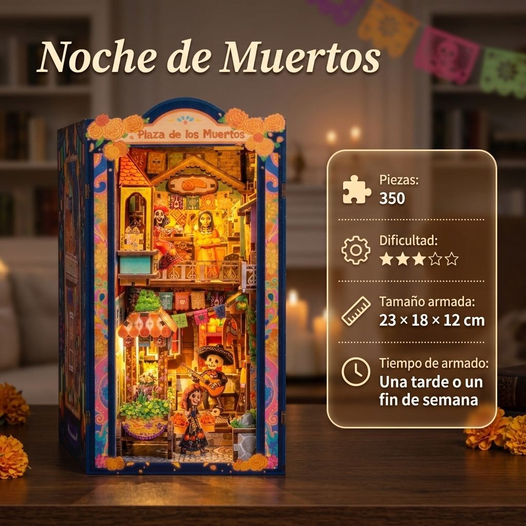 Armable Noche de Muertos con luz LED