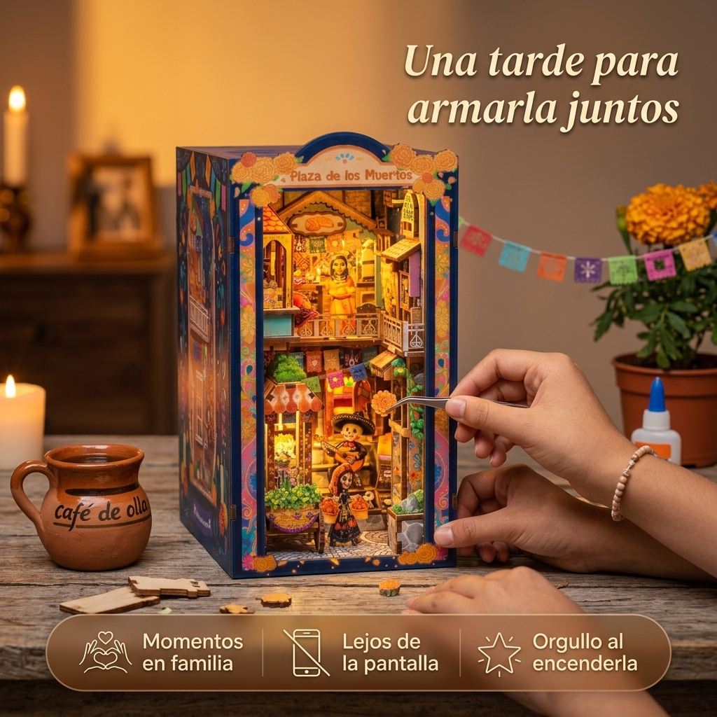Armable Noche de Muertos con luz LED