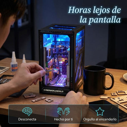 Distrito Futuro · Maqueta para armar con LED