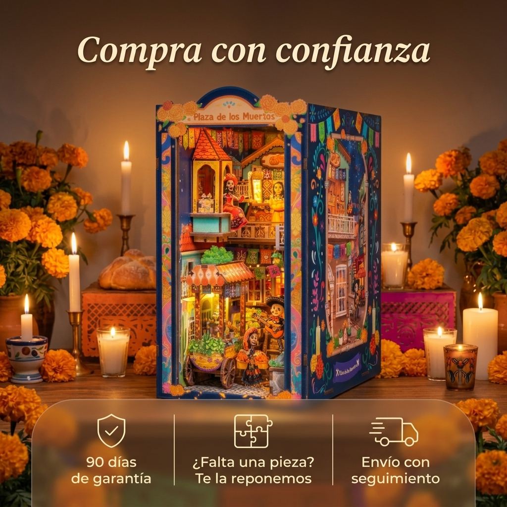 Armable Noche de Muertos con luz LED
