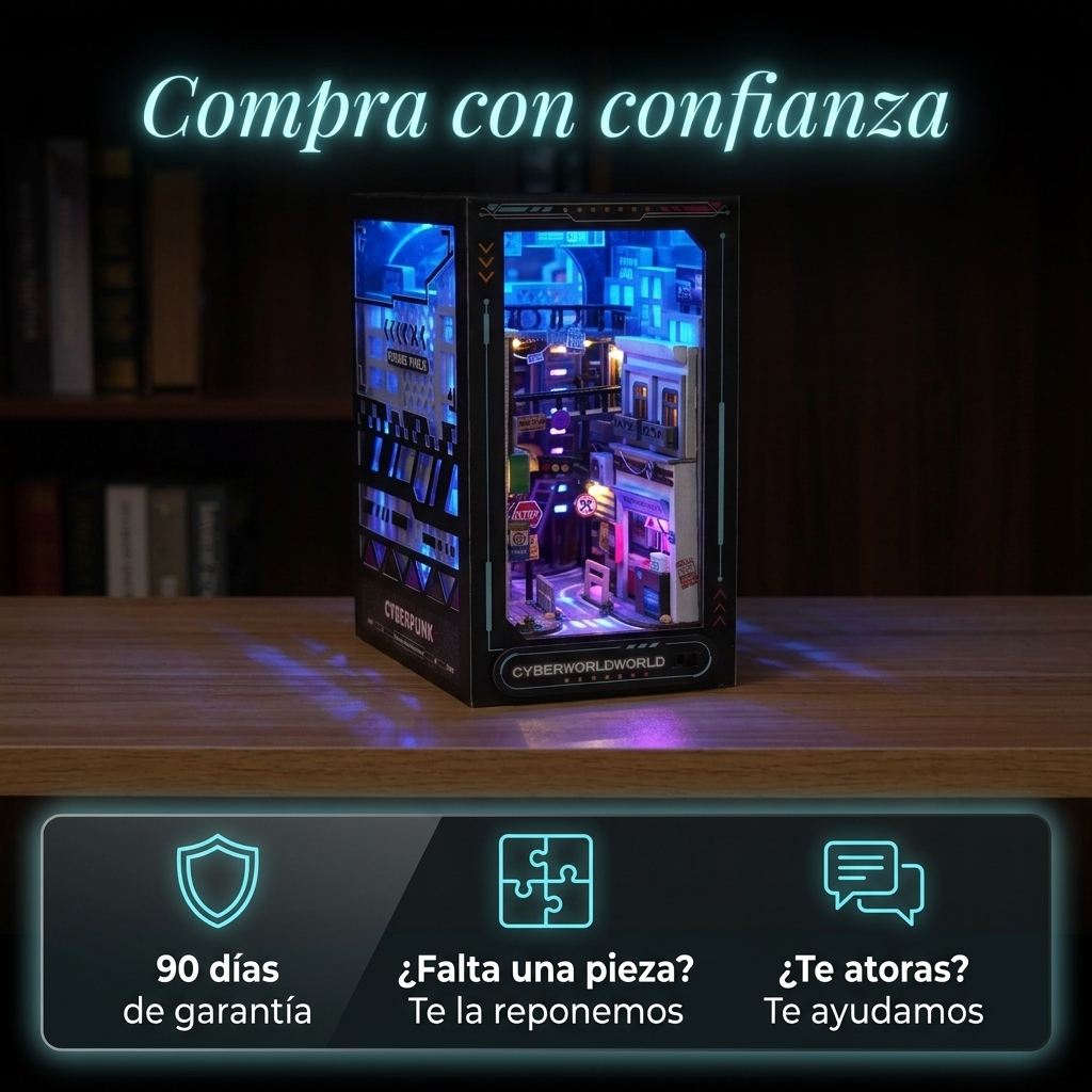 Distrito Futuro · Maqueta para armar con LED